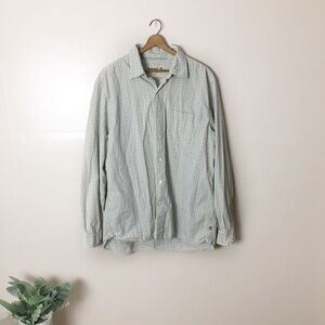 [Timberland] Men's Casual Ivory Button Down Top
